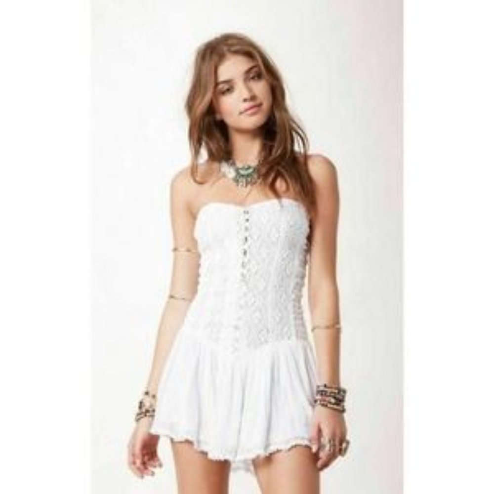 Jen's Pirate Booty for Free People Romper (bottom is shorts, not skirt) small